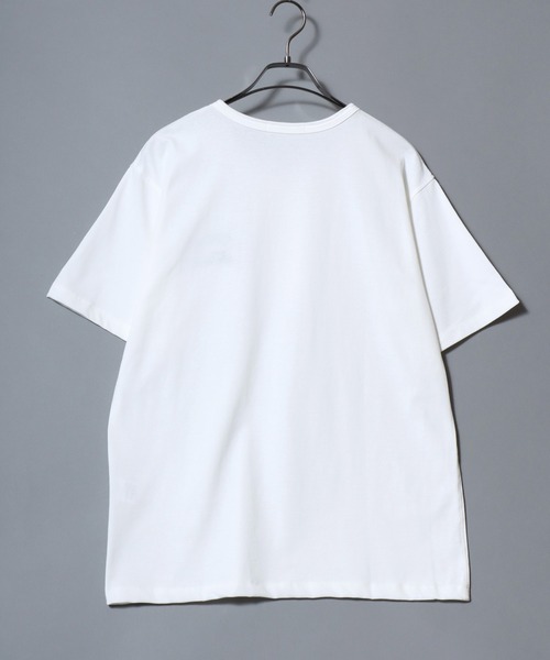 ANPAS（アンパス）の「Dry-Touch Cotton Henley T-Shirt / 【吸水速乾 綿100％】ドライコットン ヘンリーネック 刺繍半袖Tシャツ メンズ レディース トップス 春夏 カットソー（Tシャツ/カットソー・メンズ・ホワイト/チャコールグレー/ブラック・L/M）」の6枚目の写真