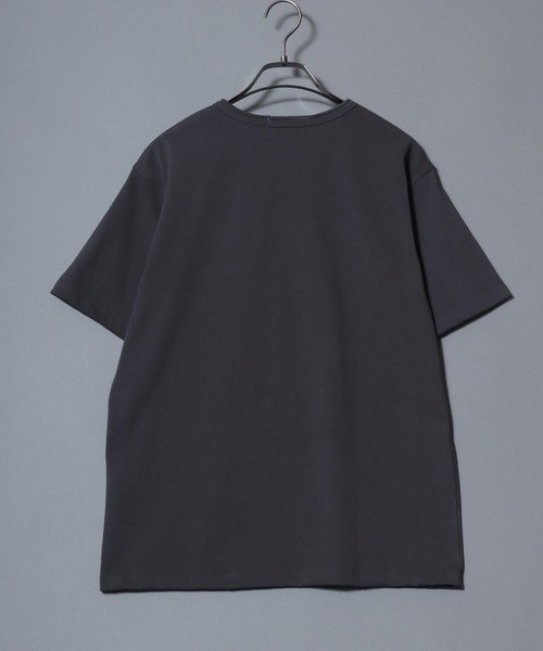 ANPAS（アンパス）の「Dry-Touch Cotton Henley T-Shirt / 【吸水速乾 綿100％】ドライコットン ヘンリーネック 刺繍半袖Tシャツ メンズ レディース トップス 春夏 カットソー（Tシャツ/カットソー・メンズ・ホワイト/チャコールグレー/ブラック・L/M）」の12枚目の写真