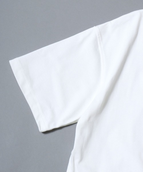 ANPAS（アンパス）の「Dry-Touch Cotton Henley T-Shirt / 【吸水速乾 綿100％】ドライコットン ヘンリーネック 刺繍半袖Tシャツ メンズ レディース トップス 春夏 カットソー（Tシャツ/カットソー・メンズ・ホワイト/チャコールグレー/ブラック・L/M）」の15枚目の写真