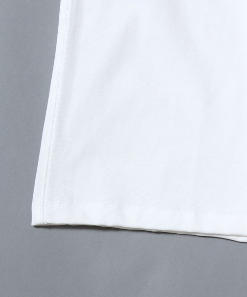 ANPAS（アンパス）の「Dry-Touch Cotton Henley T-Shirt / 【吸水速乾 綿100％】ドライコットン ヘンリーネック 刺繍半袖Tシャツ メンズ レディース トップス 春夏 カットソー（Tシャツ/カットソー・メンズ・ホワイト/チャコールグレー/ブラック・L/M）」の16枚目の写真