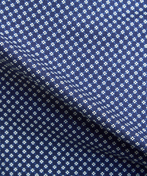 MEN'S MELROSE(メンズメルローズ)の「プレミアムジャージワイドカラー半袖シャツ(シャツ/ブラウス・メンズ・ネイビー/ブルー・4/3)」の9枚目の写真