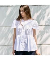 Ellioti（エリオティ）の「Rena Smocked Blouse_3Color（シャツ/ブラウス）」