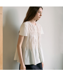 Ellioti（エリオティ）の「Rena Smocked Blouse_3Color（シャツ/ブラウス）」