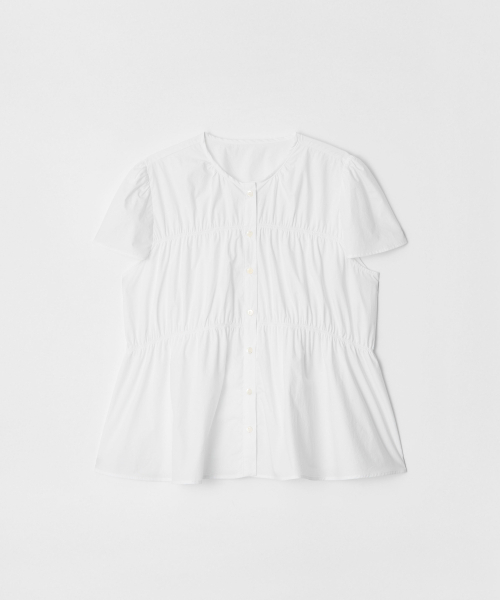 Ellioti（エリオティ）の「Rena Smocked Blouse_3Color（シャツ/ブラウス・レディース・ブラック/アイボリー/ホワイト・F）」の8枚目の写真