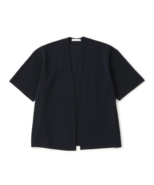 le cercle ADAM ET ROPE'(ルセルクルアダムエロペ)の「ドライタッチ5分袖トッパーアンサンブルカーディガン(アンサンブル・メンズ・ネイビー/ベージュ系その他・L/LL/M)」の9枚目の写真