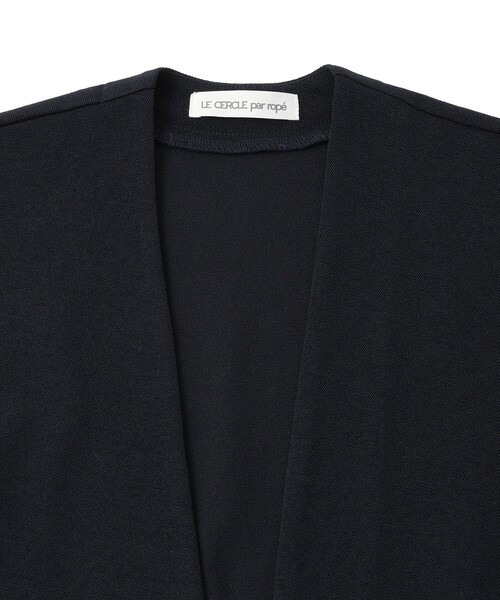 le cercle ADAM ET ROPE'(ルセルクルアダムエロペ)の「ドライタッチ5分袖トッパーアンサンブルカーディガン(アンサンブル・メンズ・ネイビー/ベージュ系その他・L/LL/M)」の7枚目の写真