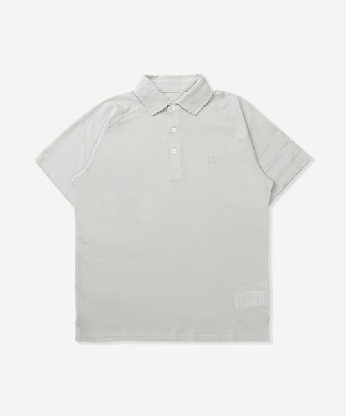 Hurley （ハーレー）の「【Hurley:ハーレー】ファントムゴルフウェア　メッシュポロシャツ　　PHNTM PP MESH ICON PB SS POLO（ポロシャツ・メンズ・ホワイト/ベージュ/グレー/カーキ・LARGE/MEDIUM/X-LARGE/SMALL）」の3枚目の写真