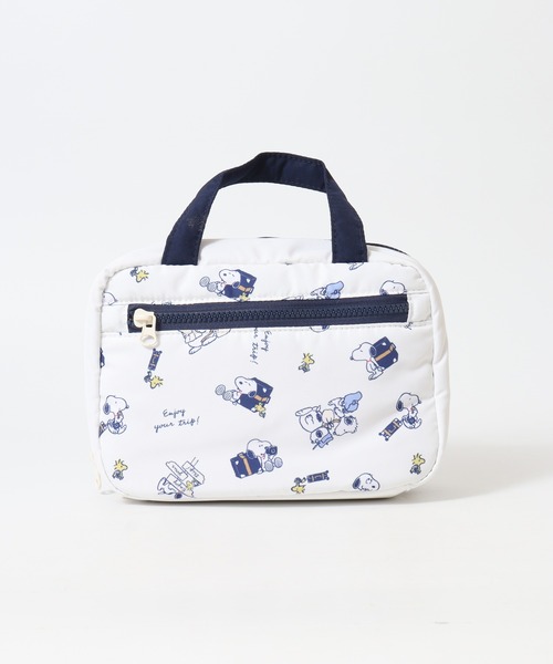 SNOOPY(スヌーピー)の「SNOOPY スヌーピー 吊り下げポーチ 洗面用具 enjoy your trip(トラベルグッズ・レディース・ホワイト・FREE)」の7枚目の写真