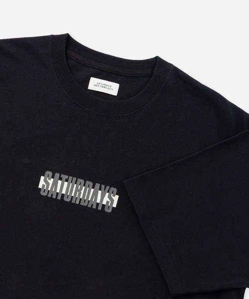 Saturdays NYC（サタデーズ ニューヨークシティ ）の「Cover Lined Relax SS Tee（Tシャツ/カットソー・メンズ・ブラック/グリーン/ホワイト・XL/S/M/L）」の5枚目の写真
