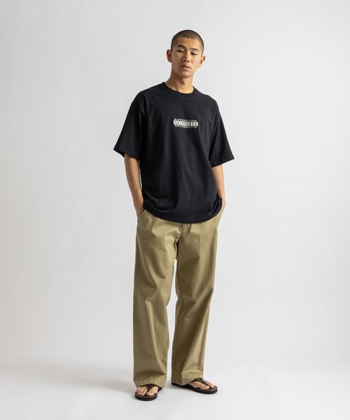 Saturdays NYC（サタデーズ ニューヨークシティ ）の「Cover Lined Relax SS Tee（Tシャツ/カットソー・メンズ・ブラック/グリーン/ホワイト・XL/S/M/L）」の17枚目の写真