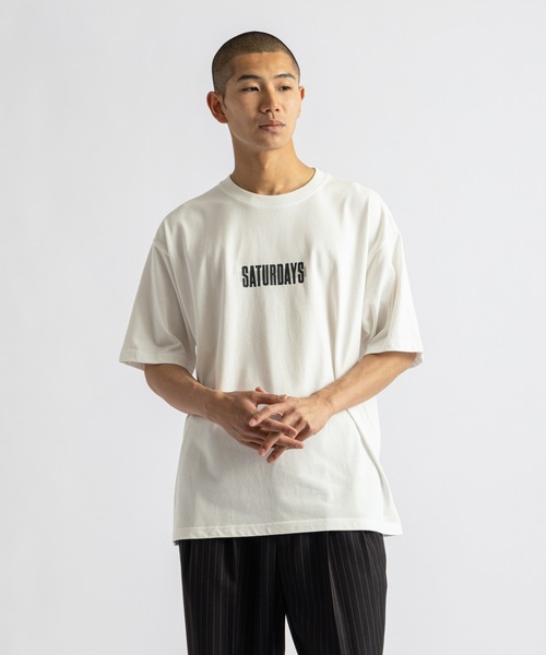 Saturdays NYC（サタデーズ ニューヨークシティ ）の「Cover Lined Relax SS Tee（Tシャツ/カットソー・メンズ・ブラック/グリーン/ホワイト・XL/S/M/L）」の14枚目の写真