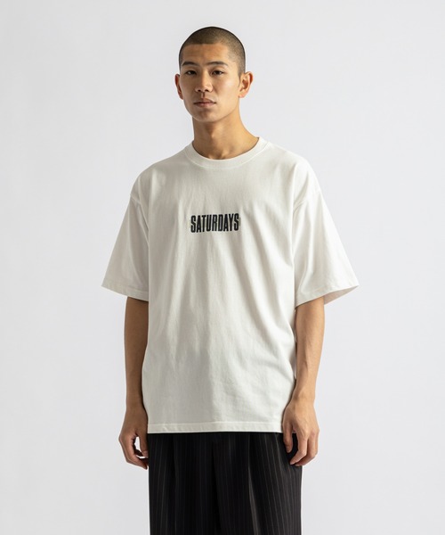 Saturdays NYC（サタデーズ ニューヨークシティ ）の「Cover Lined Relax SS Tee（Tシャツ/カットソー・メンズ・ブラック/グリーン/ホワイト・XL/S/M/L）」の13枚目の写真