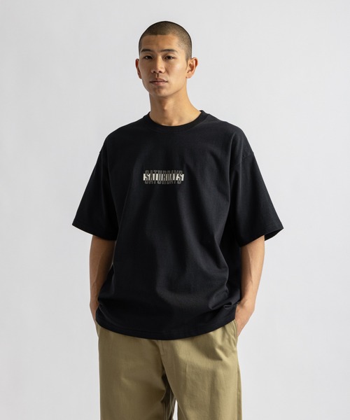 Saturdays NYC（サタデーズ ニューヨークシティ ）の「Cover Lined Relax SS Tee（Tシャツ/カットソー・メンズ・ブラック/グリーン/ホワイト・XL/S/M/L）」の12枚目の写真