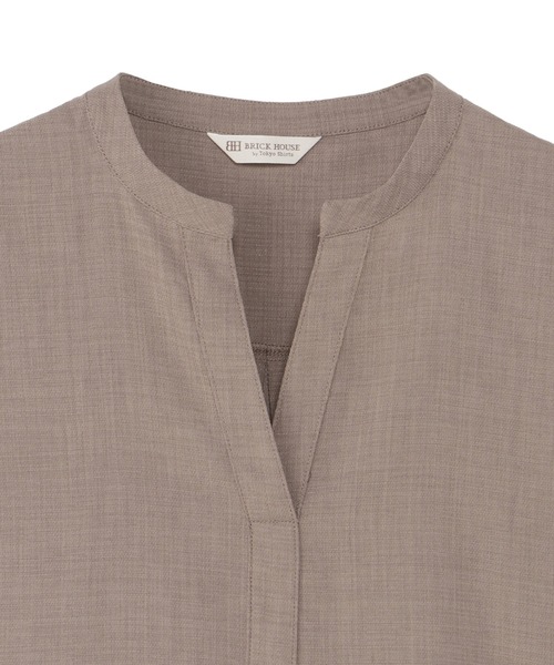 TOKYO SHIRTS(トウキョウシャツ)の「バックプリーツブラウス セットアップ可能(シャツ/ブラウス・レディース・ベージュ系/ブラウン/ネイビー・M/L/LL)」の11枚目の写真