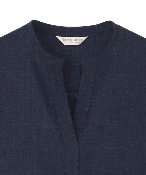 TOKYO SHIRTS(トウキョウシャツ)の「バックプリーツブラウス セットアップ可能(シャツ/ブラウス・レディース・ベージュ系/ブラウン/ネイビー・M/L/LL)」の16枚目の写真