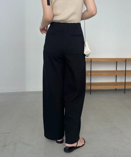 CAPRICIEUX LE'MAGE(カプリシューレマージュ)の「ドレープラップパンツ(その他パンツ・レディース・グレー/ブラック・36/38)」の6枚目の写真