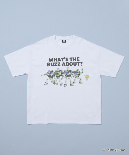 FREAK'S STORE(フリークスストア)の「限定展開 「トイ・ストーリー5」デザイン 別注 キャラクター クルーネック プリントTシャツ(Tシャツ/カットソー・メンズ・ホワイト/ゴールド/その他/オフホワイト/ナチュラル/シルバー・SMALL/MEDIUM/LARGE)」の18枚目の写真