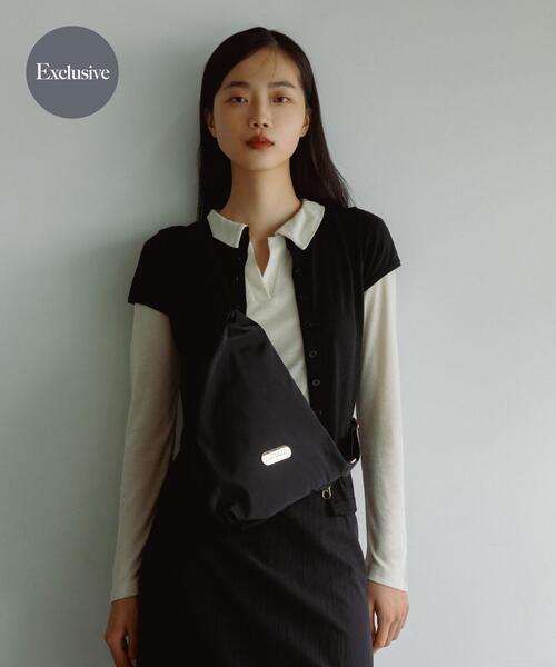 RODE SKO(ロデスコ)の「『別注』OUTDOOR PRODUCTS×hun RODESKO ONE SHOULDER(ショルダーバッグ・レディース・ブラック/ブラウン・-)」の2枚目の写真