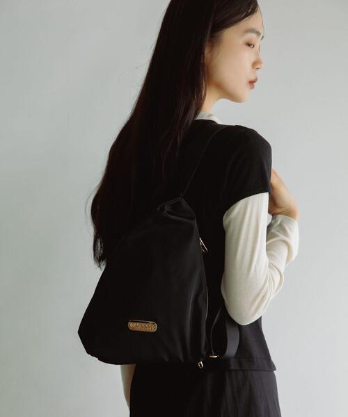 RODE SKO(ロデスコ)の「『別注』OUTDOOR PRODUCTS×hun RODESKO ONE SHOULDER(ショルダーバッグ・レディース・ブラック/ブラウン・-)」の3枚目の写真