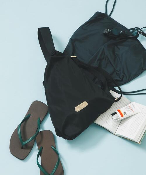RODE SKO(ロデスコ)の「『別注』OUTDOOR PRODUCTS×hun RODESKO ONE SHOULDER(ショルダーバッグ・レディース・ブラック/ブラウン・-)」の7枚目の写真