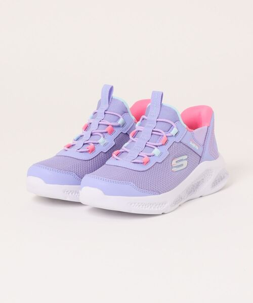 SKECHERS(スケッチャーズ)の「SKECHERS スケッチャーズ SWIFT FIT スウィフトフィット CRATER-LIGHTS-KALISTA【軽量】キッズスニーカー 子供靴(クレーターライト)(スニーカー・キッズ・ブラック/ピンク/パープル系その他/ネイビー・17.0cm/18.0cm/21.0cm/19.0cm/22.0cm/20.0cm/23.0cm)」の3枚目の写真