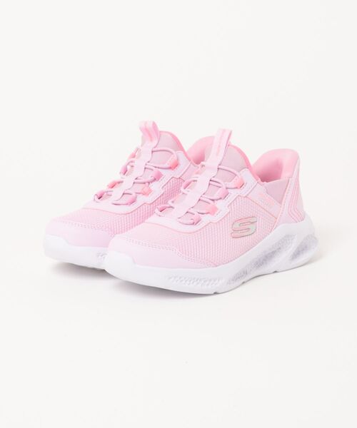 SKECHERS(スケッチャーズ)の「SKECHERS スケッチャーズ SWIFT FIT スウィフトフィット CRATER-LIGHTS-KALISTA【軽量】キッズスニーカー 子供靴(クレーターライト)(スニーカー・キッズ・ブラック/ピンク/パープル系その他/ネイビー・17.0cm/18.0cm/21.0cm/19.0cm/22.0cm/20.0cm/23.0cm)」の4枚目の写真