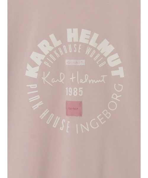 KARL HELMUT（カールヘルム）の「ワールドロゴプリント半袖Ｔシャツ（Tシャツ/カットソー・メンズ・オフホワイト/ネイビー/ブラック/ピンク・MEDIUM/LARGE）」の10枚目の写真
