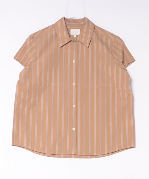 A.P.C.(アーペーセー)の「CHEMISETTE MARINA(シャツ/ブラウス・レディース・ピンク系その他/グレー系その他・36/34/38)」の2枚目の写真