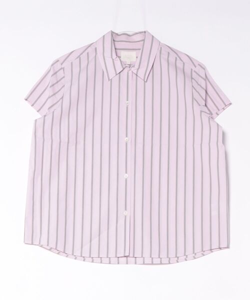 A.P.C.(アーペーセー)の「CHEMISETTE MARINA(シャツ/ブラウス・レディース・ピンク系その他/グレー系その他・36/34/38)」の1枚目の写真