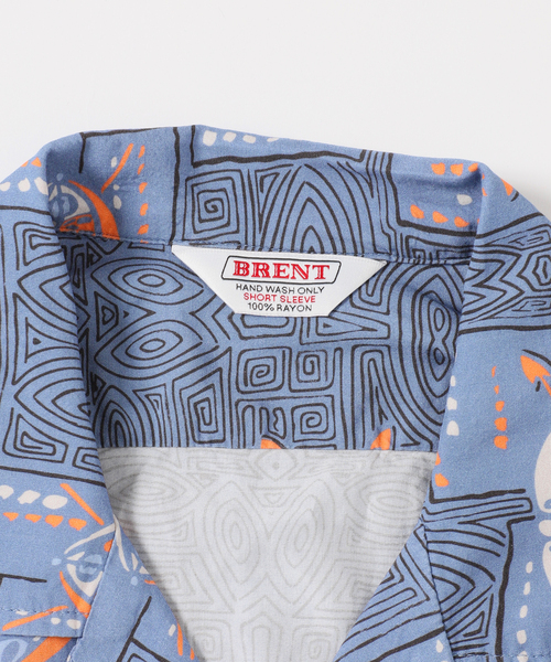 JOURNAL STANDARD J.S HOMESTEAD(ジャーナルスタンダードホームステッド)の「BRENT / ブレント × Stead 別注 アトミック シャツ(シャツ/ブラウス・メンズ・ブルー系その他/ブラック/ホワイト・MEDIUM/LARGE)」の13枚目の写真