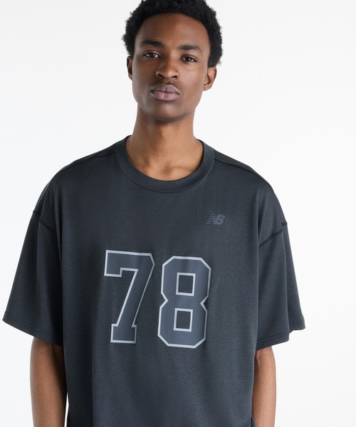 NEW BALANCE(ニューバランス)の「ショートスリーブTシャツ(Tシャツ/カットソー・メンズ・ブラック/グレイッシュブルー/ライトブラウン・XX-LARGE/X-LARGE/LARGE/MEDIUM/SMALL)」の5枚目の写真