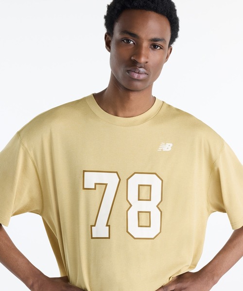NEW BALANCE(ニューバランス)の「ショートスリーブTシャツ(Tシャツ/カットソー・メンズ・ブラック/グレイッシュブルー/ライトブラウン・XX-LARGE/X-LARGE/LARGE/MEDIUM/SMALL)」の11枚目の写真