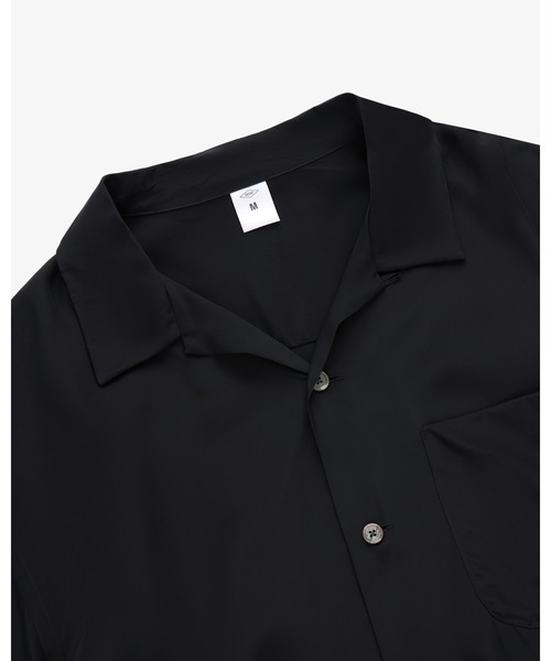 FRONT 11201（フロントワンワントゥーオーワン）の「Summer Rayon Open Collar Shirt（シャツ/ブラウス・メンズ・ブラック/ベージュ/ネイビー/ホワイト・S/M/L/XL）」の9枚目の写真