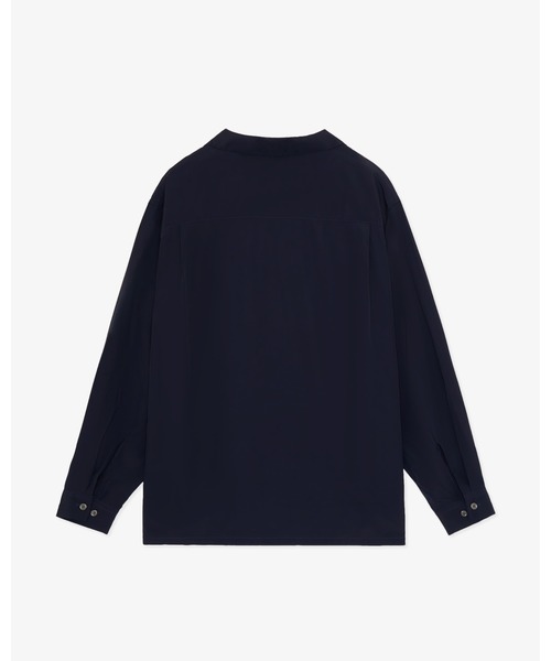 FRONT 11201（フロントワンワントゥーオーワン）の「Summer Rayon Open Collar Shirt（シャツ/ブラウス・メンズ・ブラック/ベージュ/ネイビー/ホワイト・S/M/L/XL）」の14枚目の写真