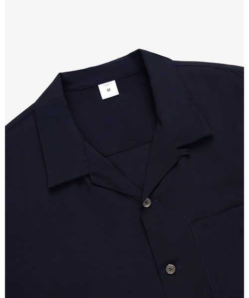FRONT 11201（フロントワンワントゥーオーワン）の「Summer Rayon Open Collar Shirt（シャツ/ブラウス・メンズ・ブラック/ベージュ/ネイビー/ホワイト・S/M/L/XL）」の15枚目の写真