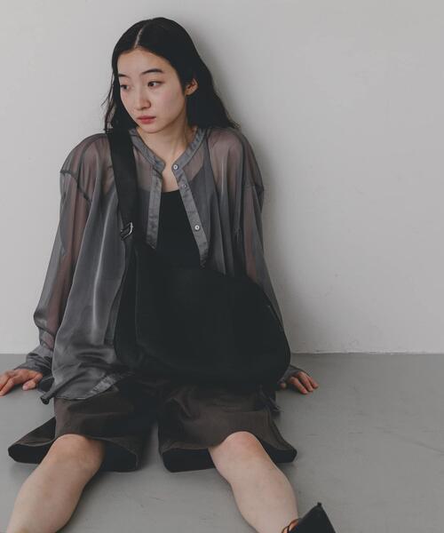 SENSE OF PLACE by URBAN RESEARCH(センスオブプレイスバイアーバンリサーチ)の「メッシュマンドリンショルダー(ショルダーバッグ・レディース・ベージュ/ブラック・ONE)」の6枚目の写真