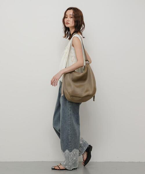 SENSE OF PLACE by URBAN RESEARCH(センスオブプレイスバイアーバンリサーチ)の「メッシュマンドリンショルダー(ショルダーバッグ・レディース・ベージュ/ブラック・ONE)」の20枚目の写真