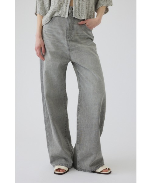 RIM.ARK(リムアーク)の「Middle straight light denim(ミドル ストレート ライト デニム)(デニムパンツ・レディース・グレー・36/34/38)」の8枚目の写真