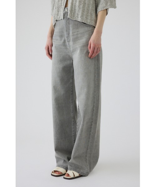 RIM.ARK(リムアーク)の「Middle straight light denim(ミドル ストレート ライト デニム)(デニムパンツ・レディース・グレー・36/34/38)」の10枚目の写真