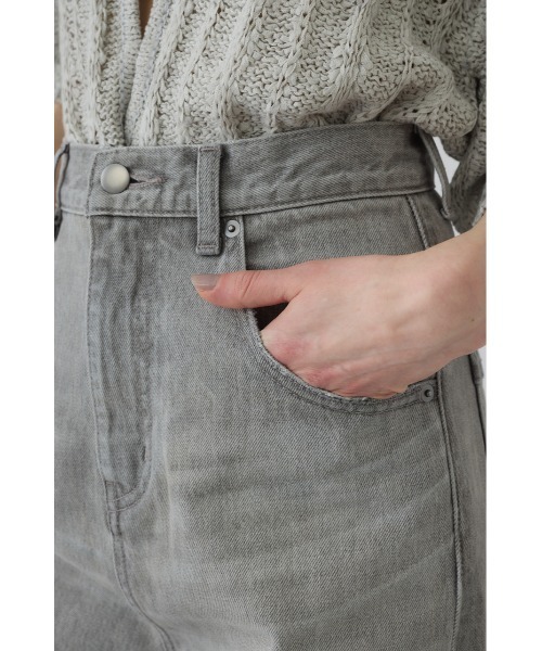 RIM.ARK(リムアーク)の「Middle straight light denim(ミドル ストレート ライト デニム)(デニムパンツ・レディース・グレー・36/34/38)」の14枚目の写真