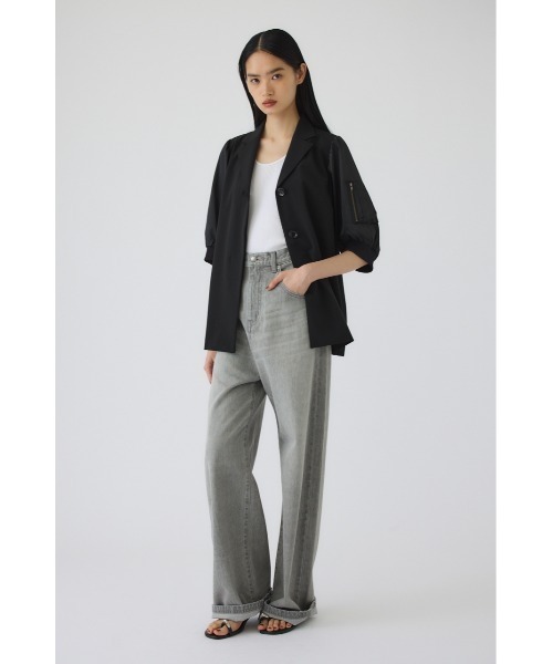 RIM.ARK(リムアーク)の「Middle straight light denim(ミドル ストレート ライト デニム)(デニムパンツ・レディース・グレー・36/34/38)」の17枚目の写真