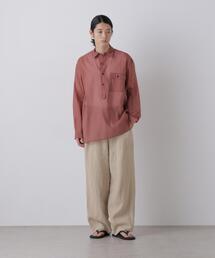 YLEVE / LINEN CANVAS EAZY PANTS