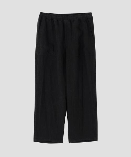 YLEVE（イレーヴ）の「YLEVE / LINEN CANVAS EAZY PANTS（その他パンツ・メンズ・ブラック/ベージュ・4/5）」の2枚目の写真