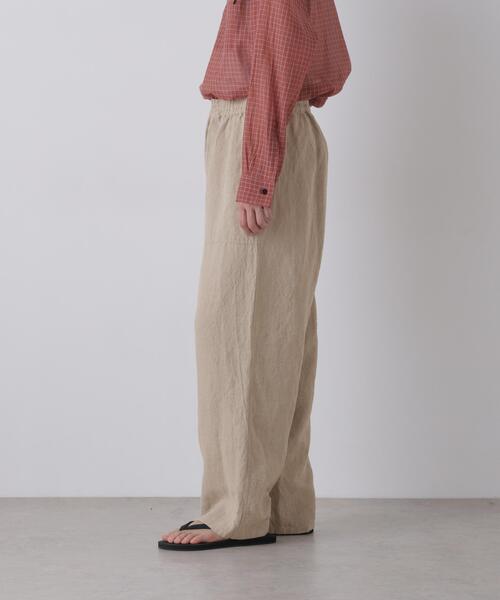 YLEVE（イレーヴ）の「YLEVE / LINEN CANVAS EAZY PANTS（その他パンツ・メンズ・ブラック/ベージュ・4/5）」の6枚目の写真