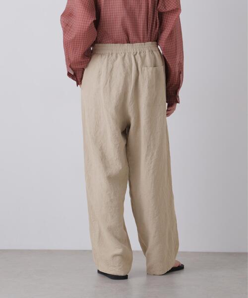 YLEVE（イレーヴ）の「YLEVE / LINEN CANVAS EAZY PANTS（その他パンツ・メンズ・ブラック/ベージュ・4/5）」の7枚目の写真