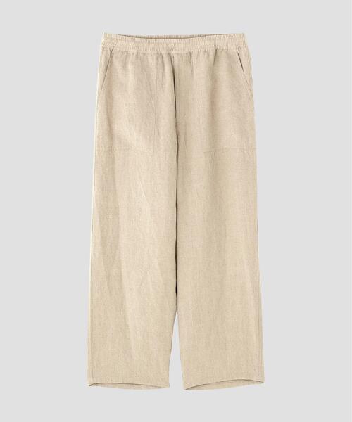 YLEVE（イレーヴ）の「YLEVE / LINEN CANVAS EAZY PANTS（その他パンツ・メンズ・ブラック/ベージュ・4/5）」の9枚目の写真