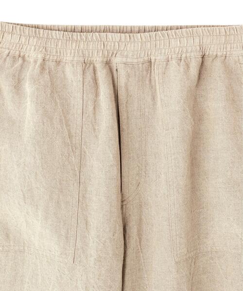 YLEVE（イレーヴ）の「YLEVE / LINEN CANVAS EAZY PANTS（その他パンツ・メンズ・ブラック/ベージュ・4/5）」の10枚目の写真