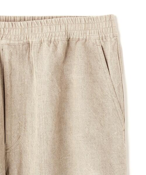 YLEVE（イレーヴ）の「YLEVE / LINEN CANVAS EAZY PANTS（その他パンツ・メンズ・ブラック/ベージュ・4/5）」の11枚目の写真