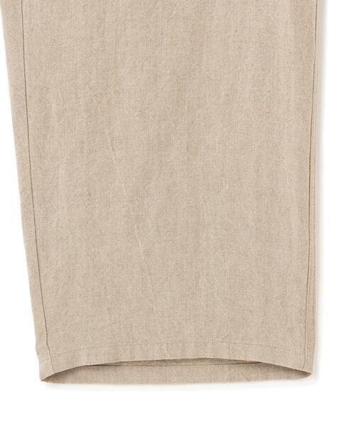YLEVE（イレーヴ）の「YLEVE / LINEN CANVAS EAZY PANTS（その他パンツ・メンズ・ブラック/ベージュ・4/5）」の13枚目の写真