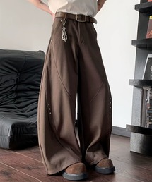 Y2K サイドスタッズ ワイドパンツ WO26W1PT09